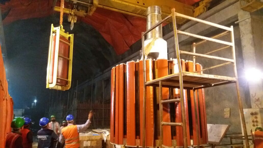 Erection of Turbine Units at 456 MW (6 x 76 MW Pelton) Tamakoshi HEP in Nepal.